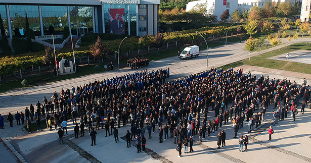 PAÜ, Atatürk’ü Anmak için toplandı