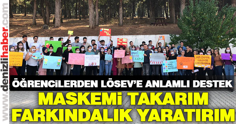 PAÜ Bekilli MYO öğrencilerinden LÖSEV’e anlamlı destek