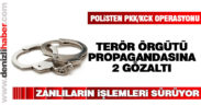 PKK/KCK propagandası yapan 2 zanlı gözaltında