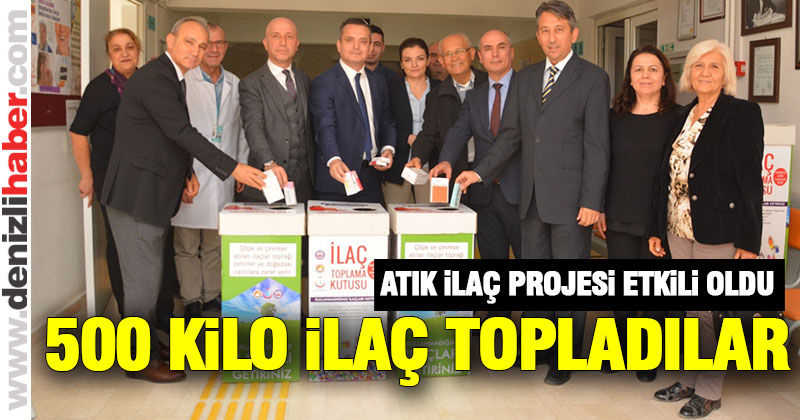 Sarayköy’de atık ilaç projesi etkili oldu