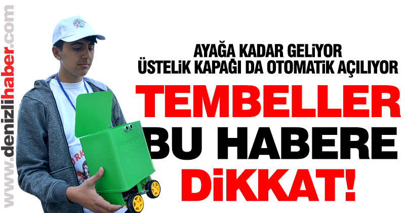 2 Öğrenci “Tembel Teneke” isimli robot yaptı