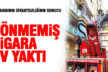 Sönmemiş sigara ev yaktı