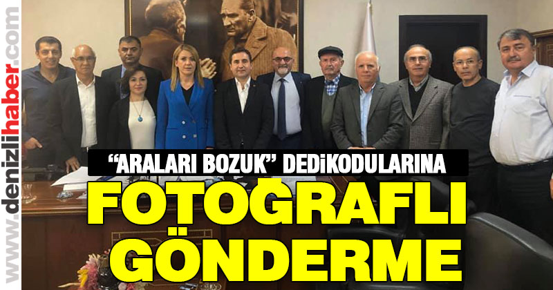 “Araları bozuk” iddialarına fotoğraflı gönderme