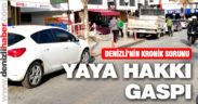 Kaldırıma yapılan parklar, yayaları çileden çıkarıyor