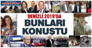 2019 yılında Denizli en çok bunları konuştu