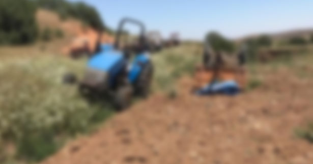 Ölüm traktörün üzerinde yakaladı