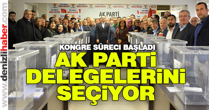 AK Parti Delegelerini Seçiyor