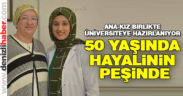 Ana-kız birlikte üniversiteye hazırlanıyor