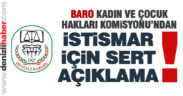 Denizli Barosu’ndan sert istismar açıklaması