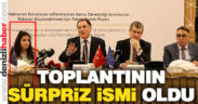 Başdenetçinin toplantısında sürpriz konuk