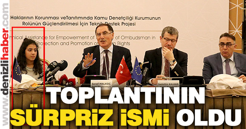 Başdenetçinin toplantısında sürpriz konuk