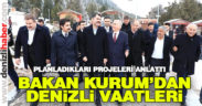 Bakan Kurum’dan Denizli’ye vaatler