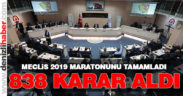 Denizli Büyükşehir Meclisi 2019’un son toplantısını gerçekleştirdi