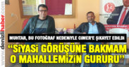 Muhtarlığa asılan afiş CİMER’e şikayet edildi