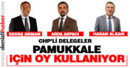 CHP Pamukkale’de 3 aday yarışıyor