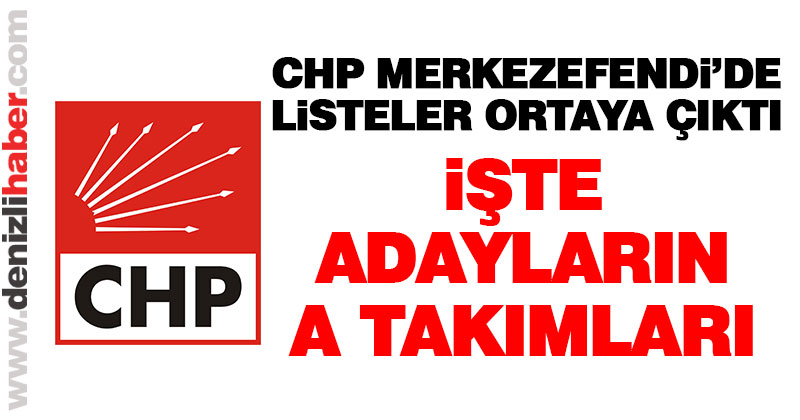 CHP Merkezefendi İlçe Kongresi’nde listeler açıklandı