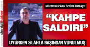Çiftlik sahibi silahla başından vurulmuş