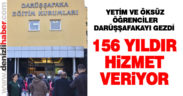 Yetim ve öksüz öğrenciler Darüşşafakayı gezdi
