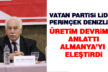 Perinçek üretim devrimini anlattı
