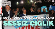 Doğu Türkistan’da yaşanan zulüm Denizli’de protesto edildi