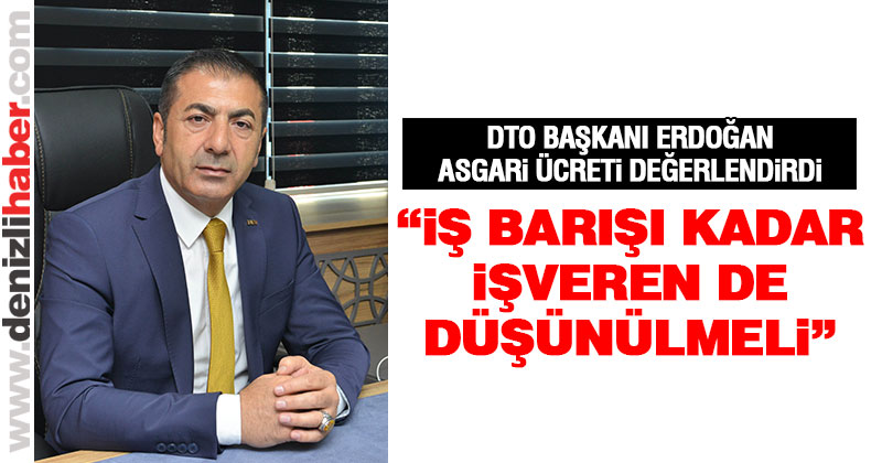 Erdoğan: “İş barışı kadar işveren de düşünülmeli”
