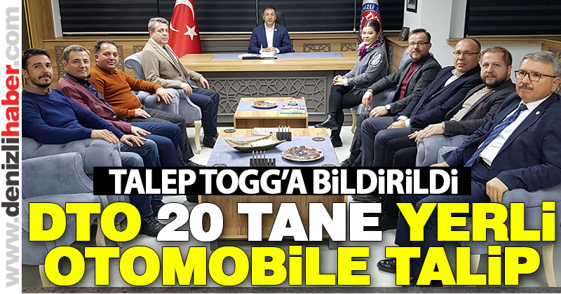 DTO 20 adet yerli otomobile talip oldu