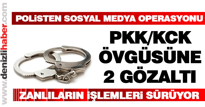 Terör propagandasına 2 gözaltı