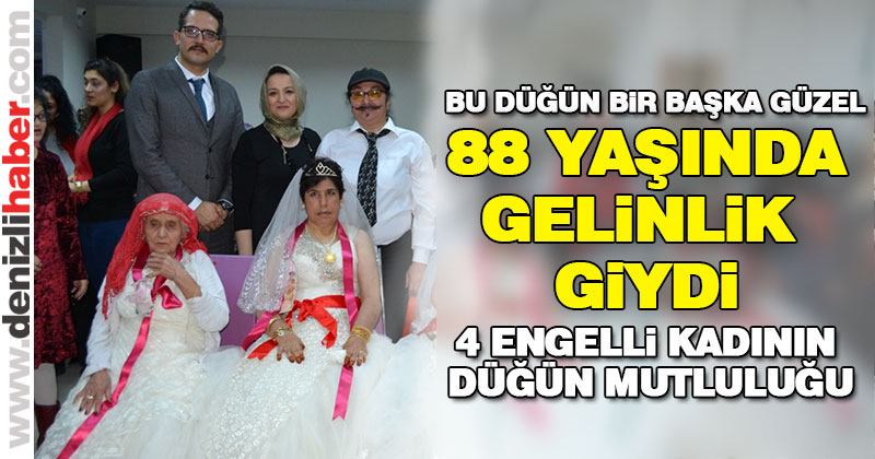 Engelli kadınların “beyaz gelinlik” hayali gerçeğe dönüştü