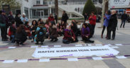 Kadınlardan şiddet ve çocuk istismarı eylemi