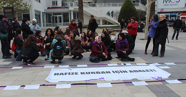 Kadınlardan şiddet ve çocuk istismarı eylemi