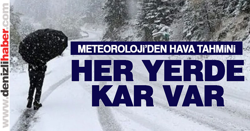 Yeni hafta kar ve soğukla başlıyor