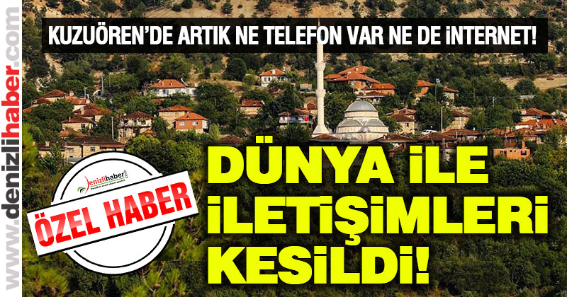 Hırsızlık Kuzuören’in dünya ile iletişimini kopardı