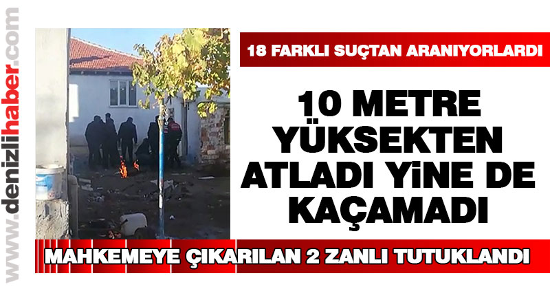 18 suçtan aranan 2 şüpheli yakalandı