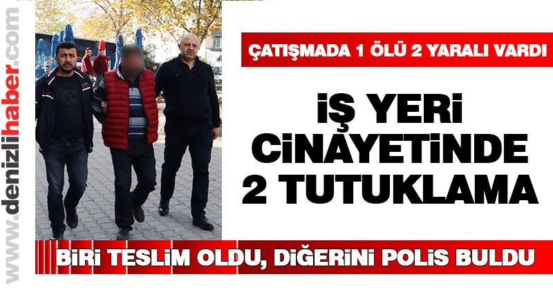İş yeri cinayetine 2 tutuklama