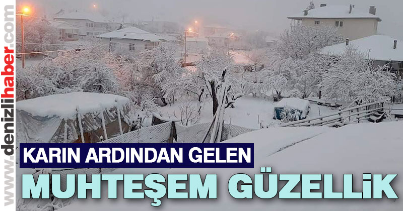 Karın yarattığı muhteşem güzellik