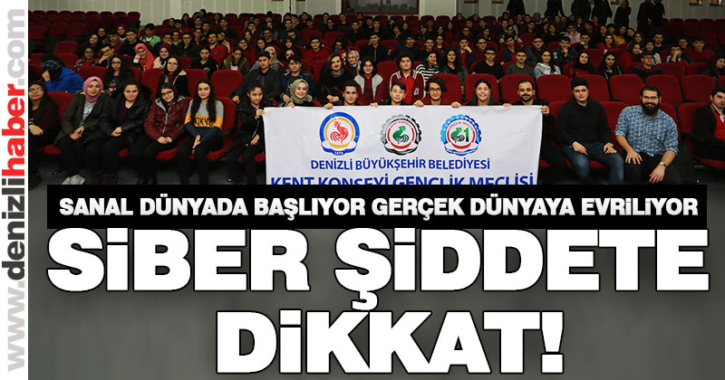 Siber şiddete dikkat!