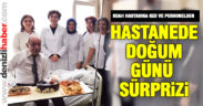 KOAH hastasına hastanede doğum günü sürprizi
