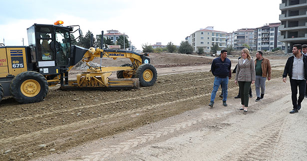 Merkezefendi’de yol çalışması sürüyor