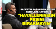 Sadettin Saran PAÜ’de öğrencilerle buluştu