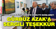 Gürbüz Azak’a sergili teşekkür