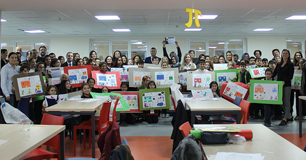TED öğrencileri velileriyle matematik gününde