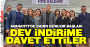 Aquacıty’de çadır günleri başladı