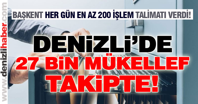 27 bin dosya , günlük 200 işlem