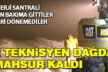 Babadağı’nda iki teknisyen mahsur kaldı