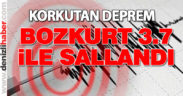 Bozkurt’ta korkutan deprem