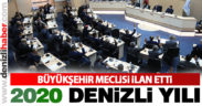 Denizli Büyükşehir Belediyesi ilan etti, 2020 Denizli yılı