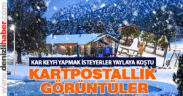 Bağbaşı Yaylası’nda kartpostallık görüntüler