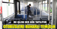 Büyükşehir otobüsleri her gün temizleniyor