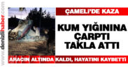 Çameli’de kaza: 1 ölü, 1 yaralı
