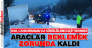 Kar, Cankurtaran’da sürücülere geçit vermedi